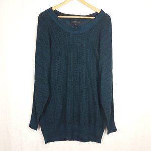 Lane Bryant Ribbed Knit Boat Neck Sweater 18/20